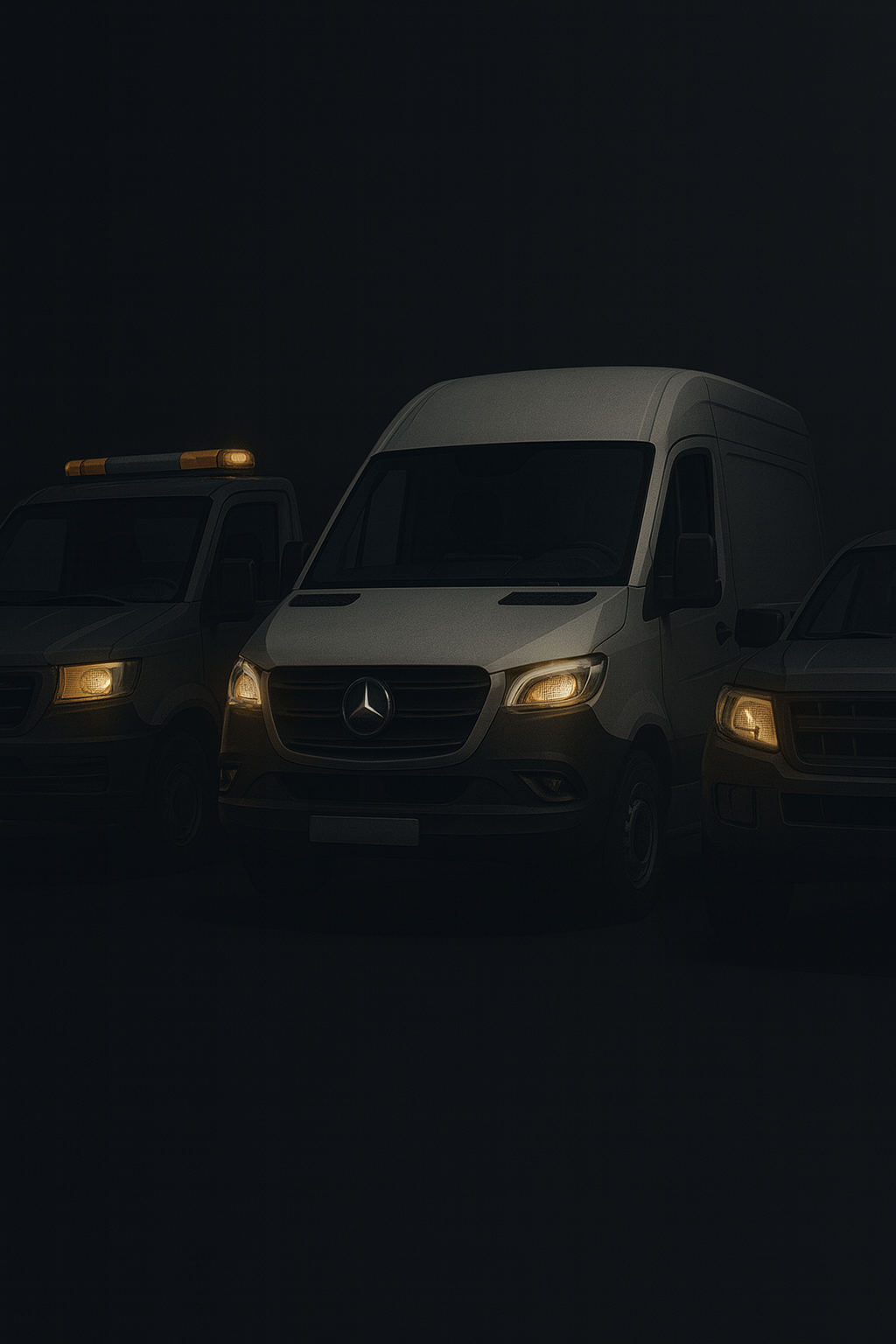 Mixed fleet of vehicles